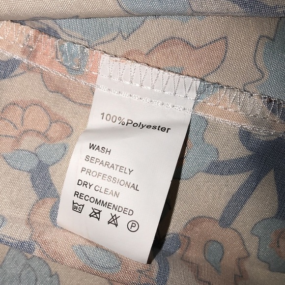 Small beautiful floral boho babydoll top - Picture 6 of 6